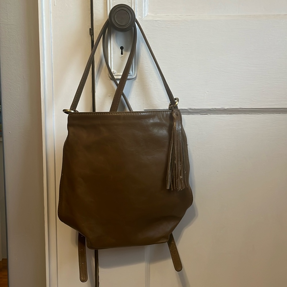 Hobo NWT brown leather backpack